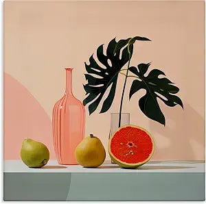 Stupell Industries Tropical Citrus Still Life, 24 x 24 Inch Canvas Wall Art