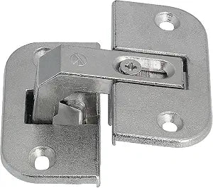Hafele America 343.90.710 Pie-Cut Corner Cabinet Hinge, 78 Degree Opening Angle