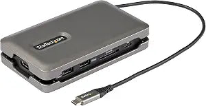 StarTech.com USB-C Docking Station for MacBook Pro M1 M2 M3 M4 and Windows, 4K 60Hz HDMI Video, HDR10, USB 10Gbps Hub, 100W Laptop Charging, GbE, SD - TAA