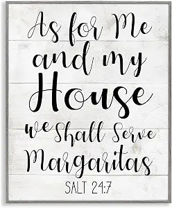 Margaritas Humor Rustic Kitchen, 16 x 20 Inch Framed Gicle Print
