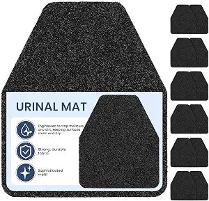 THMINS 12 Pack Urinal Mats for Men Bathroom Commercial,Washable Floor Mat