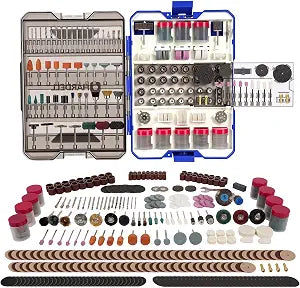 HARDELL 618PCS Rotary Tool Accessories Kit for Sand/Polish/Engrave/Cut