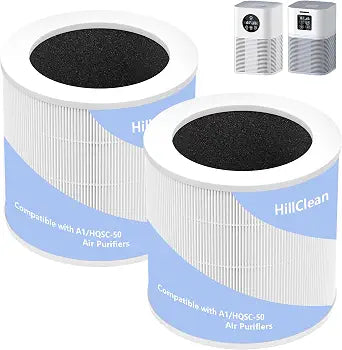 HQSC-50 Replacement Filter Compatible with VEWIOR Air Purifier