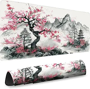 Gaming Mouse Pad, Desk Mat for Keyboard and Mouse, Large Mouse Pad for Desk, Computer Mousepad