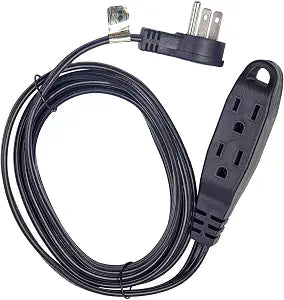3 Way Power Splitter and 6' Extension Cord, 3 Pack  Angled Plug (1, 6 Foot)