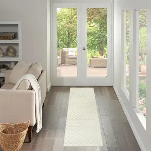 Nourison Home Serenity Home Ivory 2'2" x 7'6 Area Rug - Easy Clean, Non Shedding, Bed Room, Living Room, Dining Room, Kitchen (8' Runner)