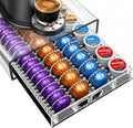 Nespresso Pod Holder Organizer for Vertuo Pods, Coffee Pod Drawer Organizer