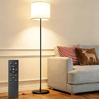 Keepsmile Dimmable Floor Lamps for LivingRoom with 12W LED Bulb,Foot Switch