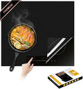 Large New Induction Cooktop Protector Mat 20.4x30.7 in,Silicone Fiberglass Magnetic Stove Scratch Protector, 300C (572F) Heat-Resistant, Non-Slip Pads Prevents Pot Sliding & Scratches