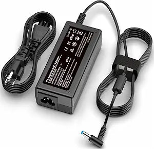 Replacement for HP Laptop Charger 65W 45W Computer Charger Smart Blue Tip Power Adapter