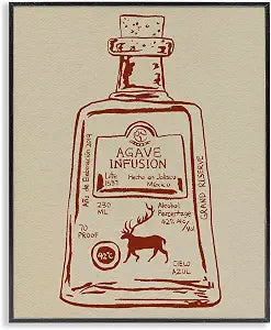Simple Liquor Essence Bar Still Life, 11 x 14 Inch Framed Gicle Print