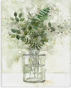Herb Plant Arrangement Vase, 16 x 20 Inch Canvas Wall Art