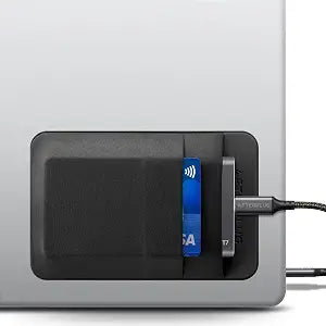 2-Pocket SSD & Hard Drive Holder for Laptop, Reusable 3M Adhesive