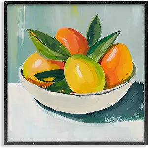 Citrus Fruit Kitchen, 17 x 17 Inch Framed Gicle Print