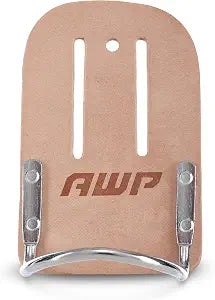 AWP Leather Hammer Holder, Fits Belts Up to 2-1/2in, 1 Pack, Brown