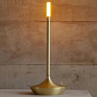 Dark Academia Lamp, Rechargeable Dimmable Desk Light