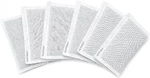 Nispira Universal Activated Charcoal Odor Filter Refill Deodorizers Absorber 6 Packs For Touchless Trash Cans 8 Gallon and Larger