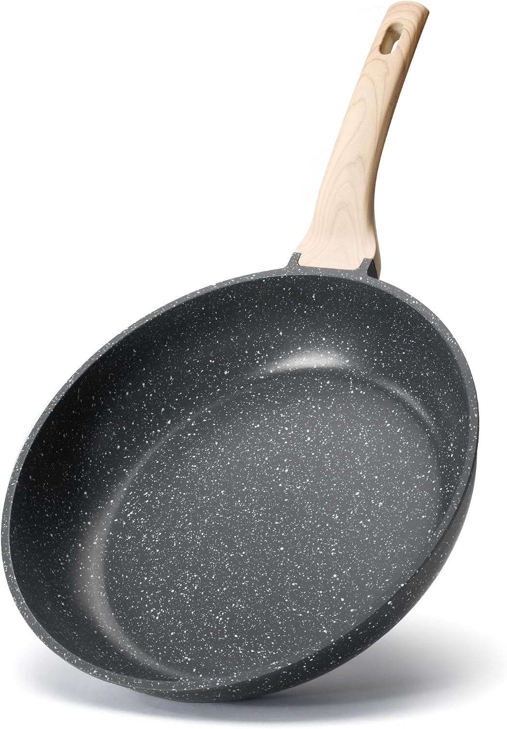 Non Stick Frying Pans, 10-Inch Healthy Non-Toxic Egg Pan Cooking Pan Skillet Nonstick, PFOA Free,Compatible Cookware for All Stovetops