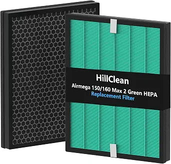 2 Sets Airmega 150 Filter Replacement for Coway Airmega Air purifier