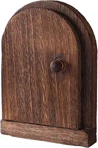 Luter Wooden Door Outlet Cover, Wood Light Switch Fairy Door Cover Frame