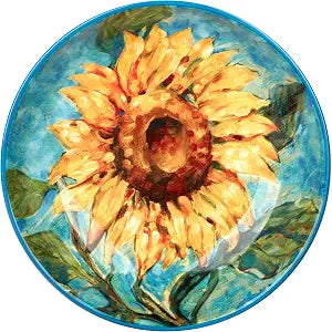 Certified International Golden Sunflowers 13" Serving Bowl, 128 oz.
