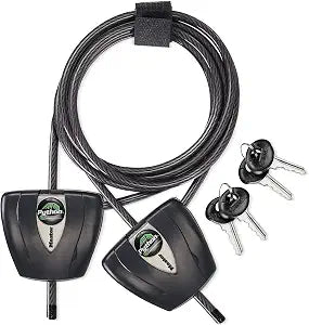 Master Lock Python Cable Lock Heavy Duty, Keyed, Anti-Theft 2-Pack, 8417TEC