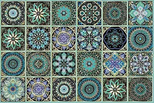 24Pcs Peel and Stick Tile Stickers-DIY Decor,4x4Backsplash Tile Decals Waterproof Self-Adhesive Square Wall Stickers for Kitchen Bathroom Furniture Living-Room Wall Decor,Best When adhered to Tiles