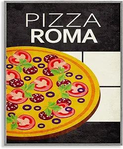 Pizza Roma Kitchen, 16 x 20 Inch Framed Gicle Print