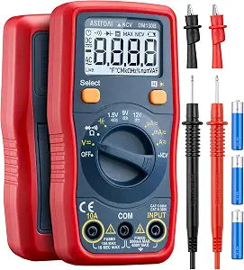 AstroAI DM130B Multimeter, 4000 Counts, Auto-Ranging, Capacitance Testing