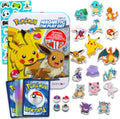 Pokemon Refrigerator Magnet Set - Bundle with 36 Fridge Magnets for Toddlers, Kids Learning Developmental Toys Plus Stickers, More | Magnetic Toys