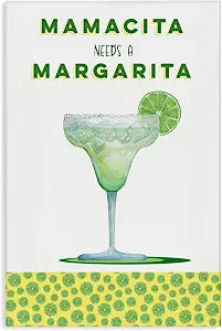Mamacita Margarita Tropical, 16 x 24 Inch Canvas Wall Art