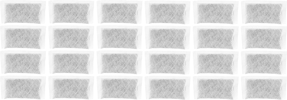 Nispira Replacement Activated Charcoal Water Filter Sachets Compatible with Megahome CO-Z Other Countertop Water Distiller, 24 packs