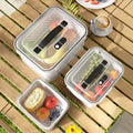 Fruit Storage Containers for Fridge with vent holes and handleï¼ŒAirtight Food Storage Containers Keep Fruits, Vegetables, Berry, Meat Fresh longer,BPA-free Fridge Storage Container with Lid (3 Pack)