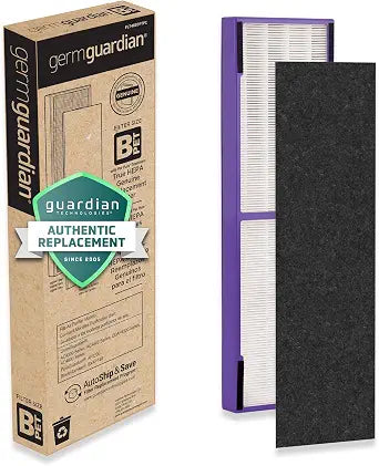 Germ Guardian FLT4850PT True HEPA Genuine Air Purifier Replacement Filter B, with Pet Pure Treatment for GermGuardian C4900, AC4825, AC4850PT, CDAP4500, AC4300, and More