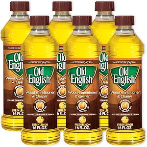 Old English Wood Polish, Lemon Oil Furniture Polish, 96 fl oz, 6ct
