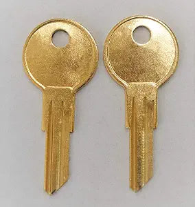 Two Replacement Keys for Herman Miller File Cabinet Office Furniture Cut to Lock/Key Numbers from UM351 to UM427 pre Cut to Code (UM402)