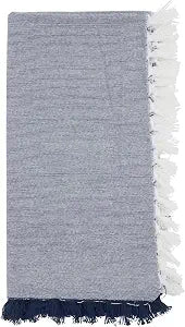 SARO LIFESTYLE Decorative Cotton Napkins (Set of 4)  Fringe Edge Detail for Dining and Entertaining, 20"x20"