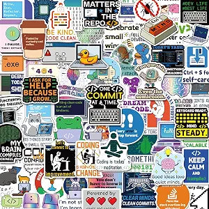 SigyoJeom 200PCS Programming Stickers, Coding Stickers