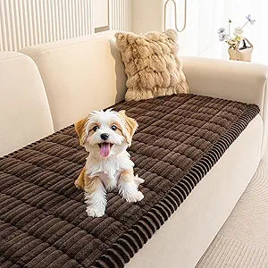 MEETSKY Couch Cover for Dogs, Washable Sofa Covers for 3 Cushion Couch