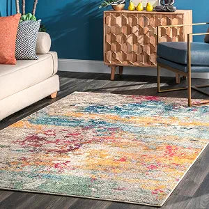 nuLOOM Monet Multicolor Abstract Power Loomed Area Rug, 2' x 3'