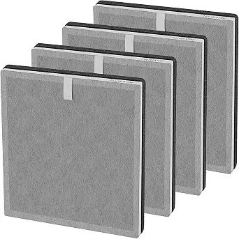 4 Pack 3-in-1 Replacement Filter for Pure Enrichment PureZone Air Purifier