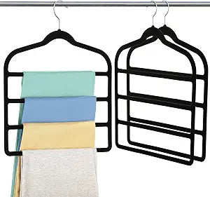 Velvet Pant Clothes Hanger Space Saving Non Slip Hanger Jean Slack Hangers