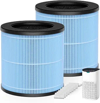 MJ003HD Replacement Filter Compatible with POMORON MJ003HD Air Purifier, 4-Stage Filtration, MJ003HD-RF (2 Pack)