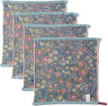 Set of 4 Decorative Cotton Floral Kitchen Towels 16" x 15"