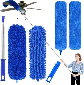Bendable Microfiber Duster, Dusters for Cleaning Extendable(6PCS)
