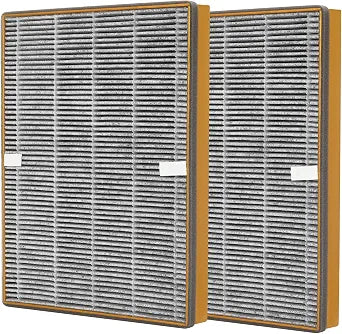 TT-AP002 Replacement Filter Compatible with TaoTronics TT-AP002 Air Purifier and VAVA VA-EE008 Air Purifier, 3-in-1 HEPA Filter and Activated Carbon Filter, 2-Pack