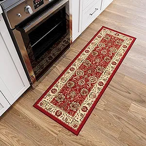 Ottomanson Oriental 2x5 Kitchen Rug Runner  Non-Slip Entryway Rug