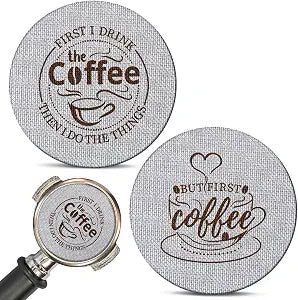 Yaomiao 2 Pcs 53.3mm Espresso Puck Screen 1.7mm Thickness for Portafilter