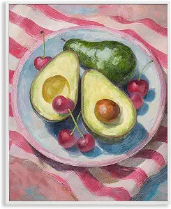Avocado Fruit Still Life Kitchen, 16 x 20 Inch Framed Gicle Print