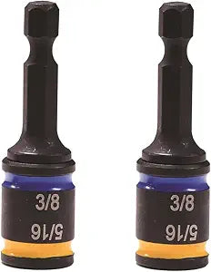 Malco MSHC1 2 in. C-RHEX Cleanable, Reversible Magnetic Hex Drivers (5/16 and 3/8)- 2 pack